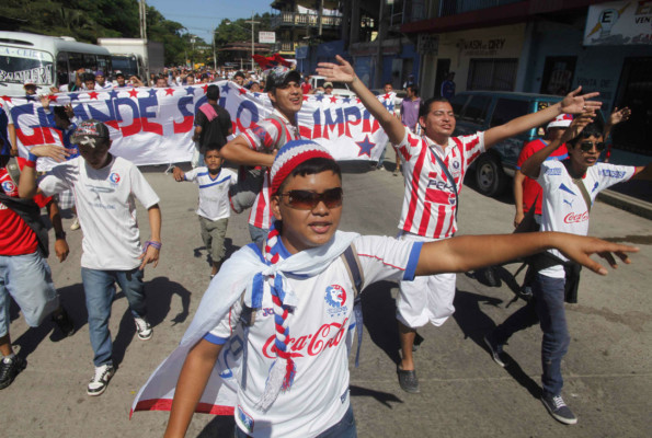Ambiente de la Gran final del Futbol Hondureño