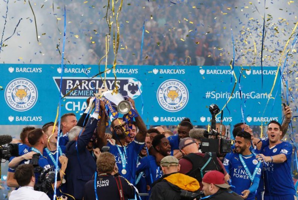 Las mejores imágenes de la celebración del Leicester City por su título en la Premier League
