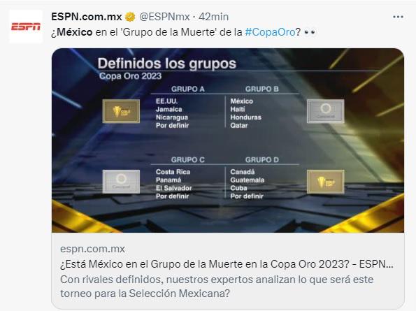Lo que dice la prensa de México sobre la Selección de Honduras y su grupo en la Copa Oro 2023 ¿El de la muerte?