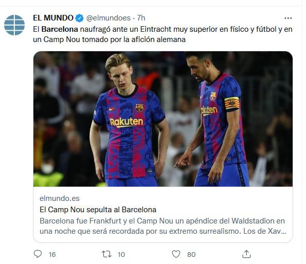 Las portadas y lo que dice la prensa sobre la eliminación del Barcelona en la Europa League: ¡Humillados!