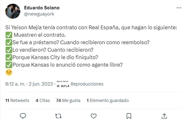 Lo que dice la prensa sobre la polémica entre Yeison Mejía, Motagua y Real España: “Siguen siendo mal asesorados”