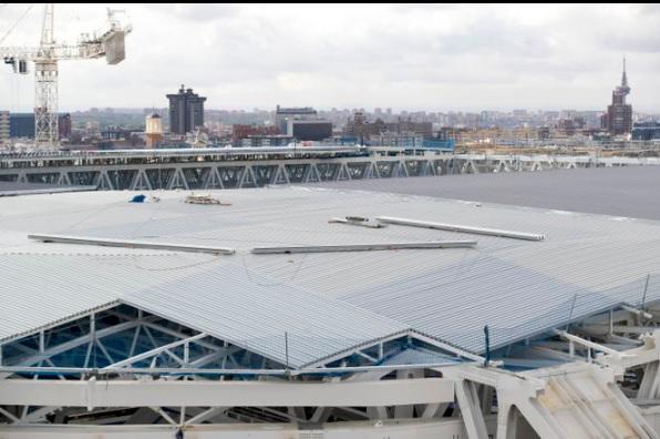 ¡Impresionante! Las nuevas imágenes de las obras del Santiago Bernabéu; el techo toma forma y cuándo estará listo el estadio