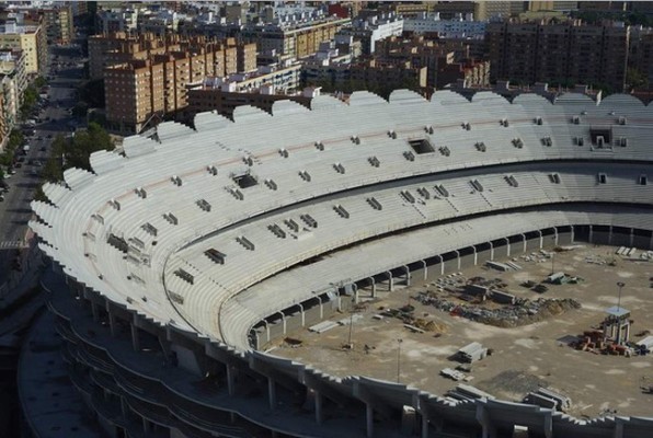 Así luce el 'Nuevo Mestalla', el estadio que tiene abandonado el Valencia