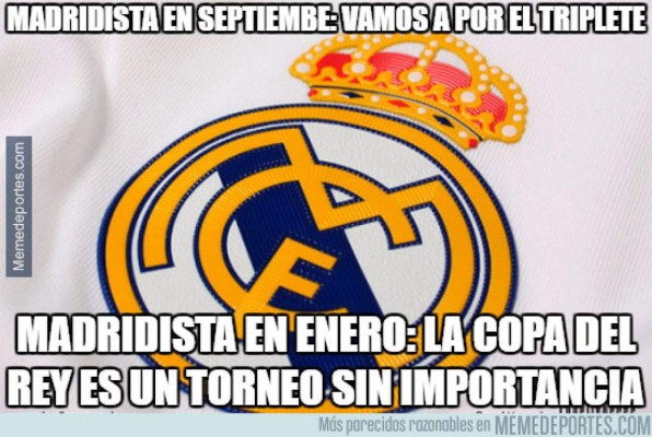Despiadadas burlas por eliminación del Real Madrid en Copa del Rey