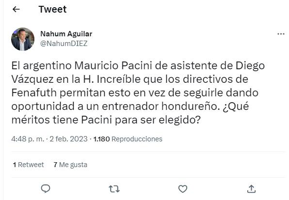 Periodistas y exjugadores se pronuncian sobre el nombramiento de Mauricio Pacini en la Selección Nacional