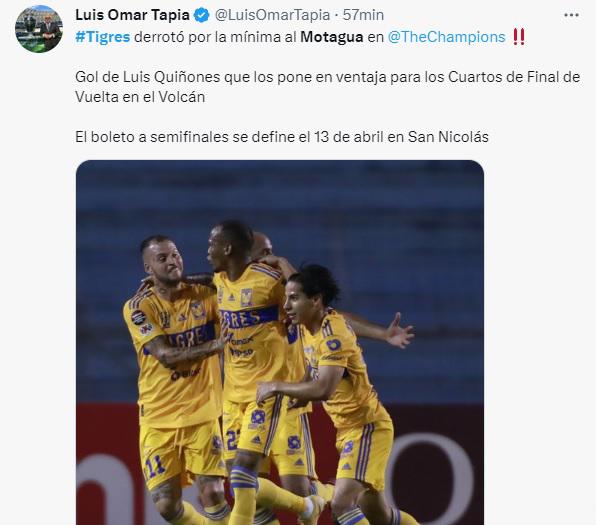 Lo que dicen los periodistas mexicanos y hondureños sobre el gane de Tigres ante Motagua: “Equipo muy limitado”