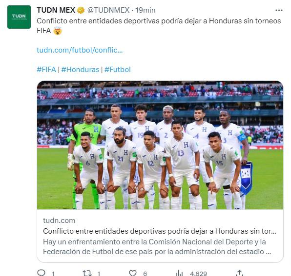 Así reacciona la prensa deportiva al enorme conflicto entre Condepor y Fenafuth: “Bienvenidos a Honduras...”