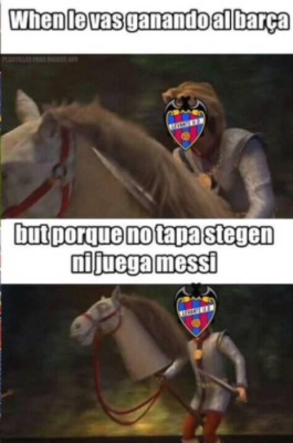 Los memes hacen pedazos al Barcelona por perder contra el Levante en Copa del Rey