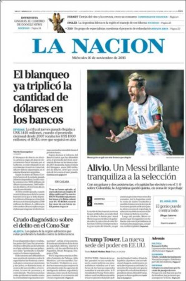 ¡CALIENTE! Las portadas que dejó la fecha de eliminatoria mundialista