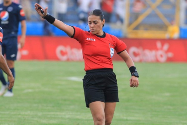 Melissa Pastrana será el árbitro para el Olimpia-Marathón este domingo en el Nacional