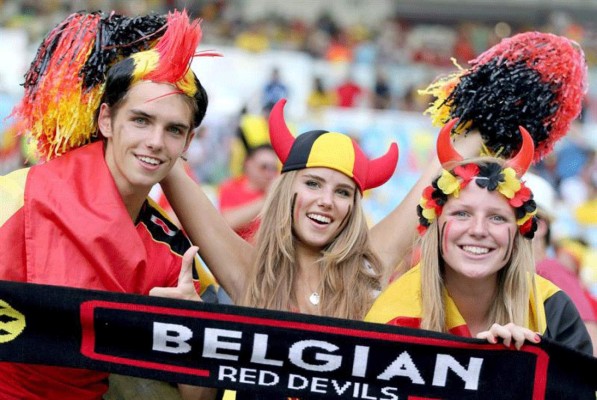 Las mejores imágenes del juego Russia vs Bélgica