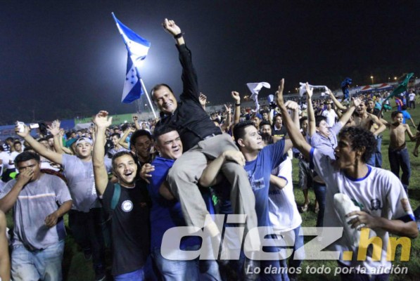 La gran celebración por el ascenso del Honduras Progreso