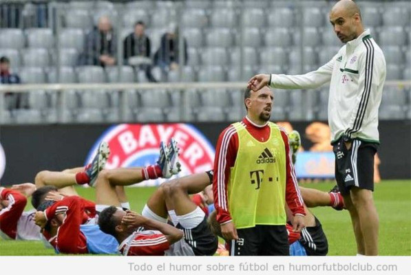 Ribéry está confundido con sistema de juego de Pep Guardiola