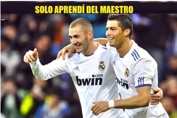 ¿Cristiano Ronaldo? Los memes atacan a Vinicius, Ramos y Benzema luego del Real Madrid-Espanyol