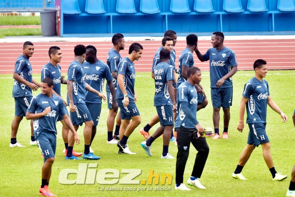 La Selección de Honduras entrena a tope, previo a su amistoso contra Mexico