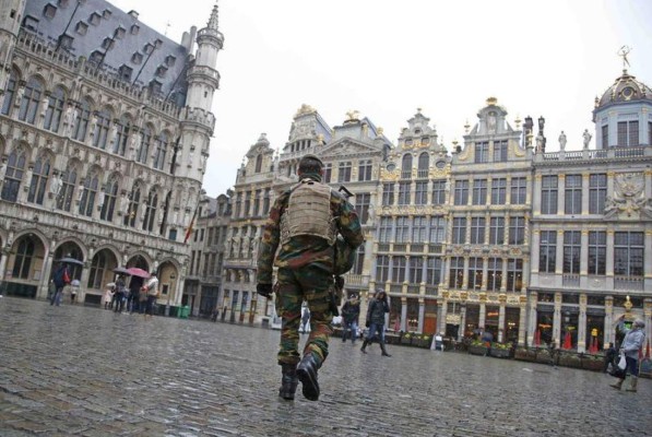 FOTOS: Así amaneció Bruselas ante alerta máxima por terrorismo
