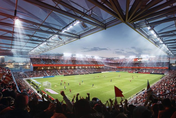 Otro majestuoso estadio en MLS: St. Louis SC presenta la maqueta del recinto que construirá