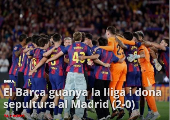 Prensa se rinde ante el Barça y señalan al nuevo DT del Madrid: Tiene trabajo...