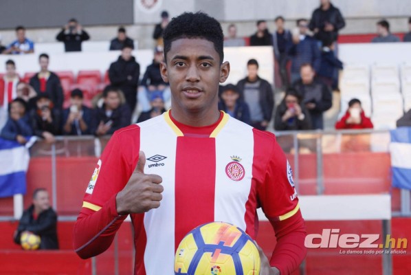 Las fotos que pocos vieron en la presentación de 'Choco' Lozano con el Girona