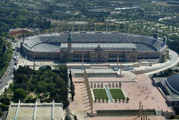 Así es el estadio Olímpico de Montjuic de Barcelona, lugar donde jugará la selección de Honduras
