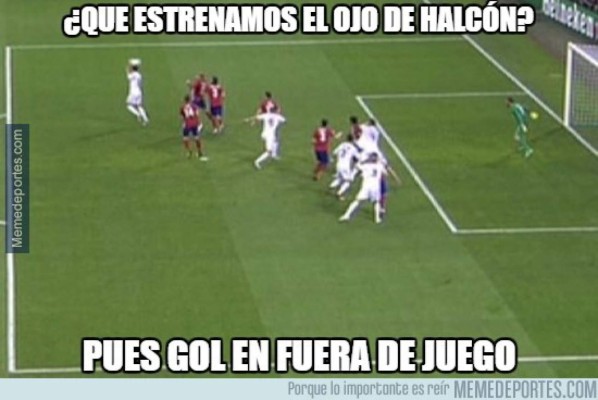 El gol de Sergio Ramos en fuera de lugar arrasa con los memes