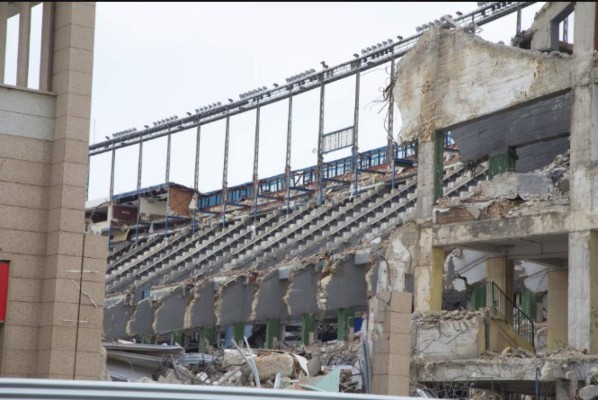 Así desaparece: Las nuevas imágenes de la demolición del estadio Vicente Calderón