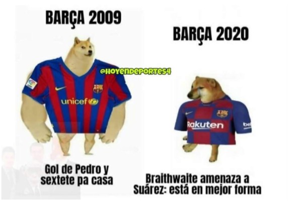 Messi y Barcelona, víctimas de los memes tras el sufrido empate ante el Sevilla en la liga española