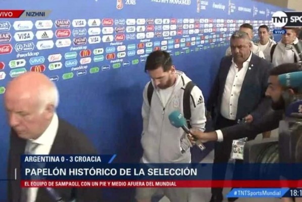 ¿HIZO BIEN? Lionel Messi no dio la cara y evitó hablar tras derrota ante Croacia