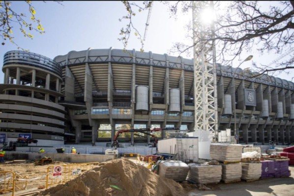 Pese a las obras de remodelación, Real Madrid cede el Bernabéu para combatir el coronavirus