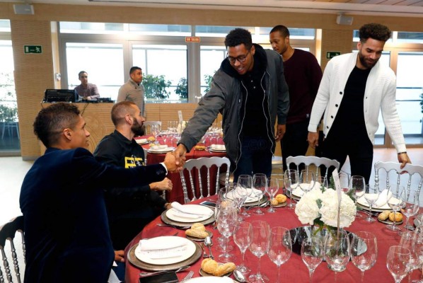 ¿Y Keylor Navas? La cena navideña del Real Madrid con las plantillas de fútbol y baloncesto