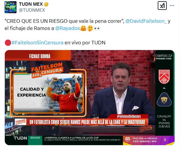 ¿Qué dijo Faitelson? La prensa reacciona por el fichaje de Sergio Ramos con Monterrey y se confirma cuándo llega a México