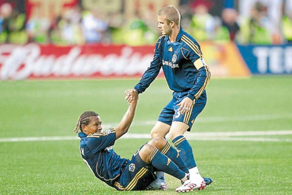 La buena relación que tuvo Carlos Pavón con David Beckham en Los Ángeles Galaxy