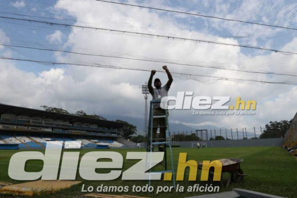 Una belleza: Así son las nuevas mejoras que realizan al estadio Morazán
