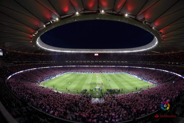¡Que bonito! Hondureño 'Coneja' Cardona inmortalizado en el Wanda, nuevo estadio del Atlético
