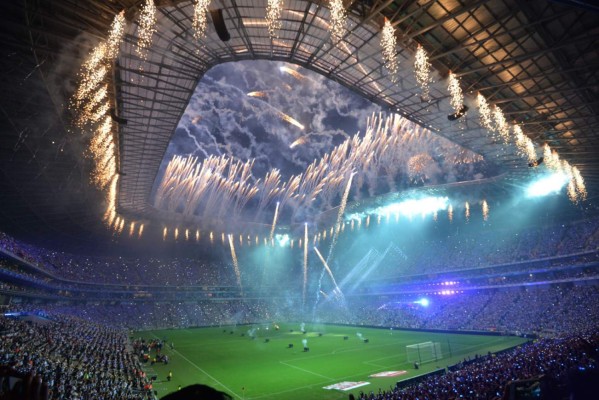 Espectacular inauguración del nuevo estadio del Monterrey