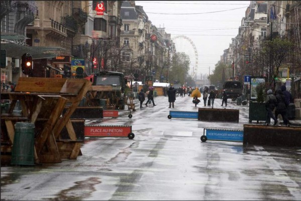 FOTOS: Así amaneció Bruselas ante alerta máxima por terrorismo