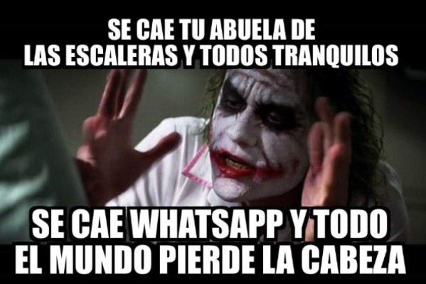 Redes sociales despiden el 2015 con burlas a Whatsapp por su caída