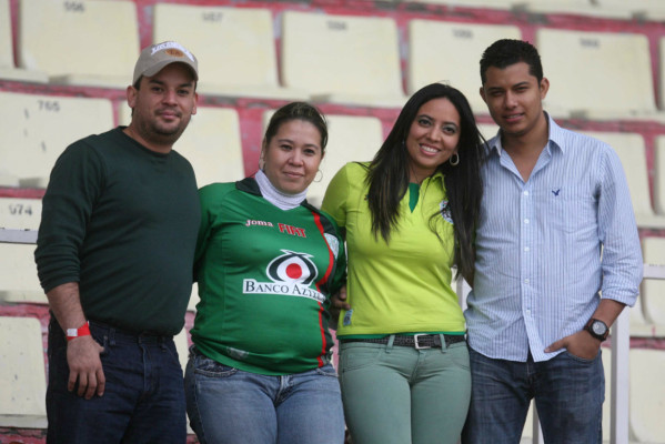 Ambiente en el partido Motagua-Marathón