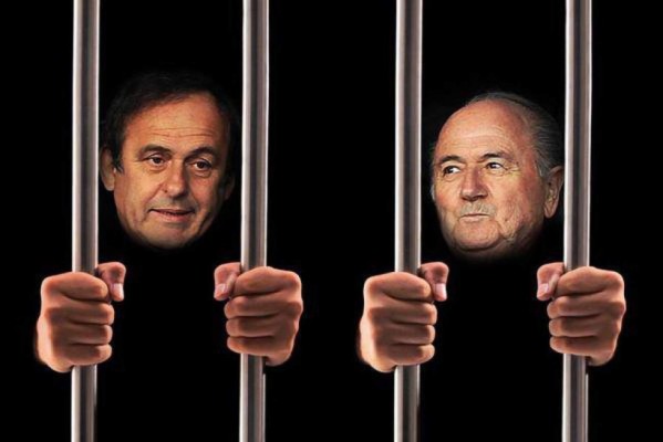 Los memes no perdonaron a Blatter y Platini
