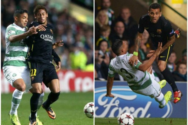 Emilio Izaguirre, el catracho acostumbrano a frenar grandes estrellas