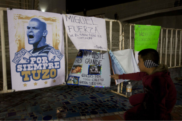 El adiós a Miguel Calero.