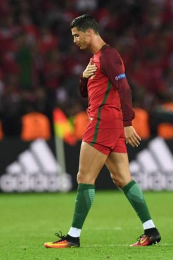 La amargura de Cristiano Ronaldo en esta Eurocopa