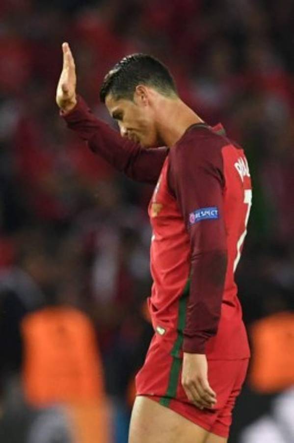 La amargura de Cristiano Ronaldo en esta Eurocopa
