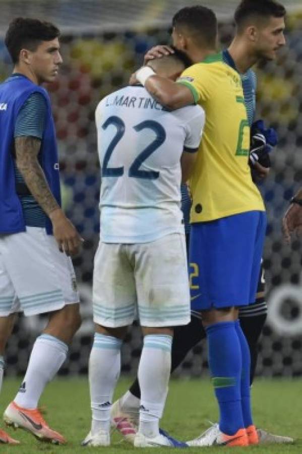 Dramático: Las dolorosas imágenes de Messi y jugadores de Argentina tras ser eliminados por Brasil en Copa América