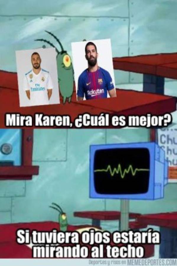 ¡MEMES! Hacen pedazos al Real Madrid tras perder el clásico ante Barcelona