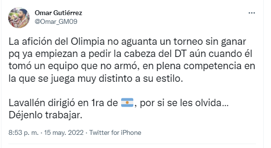 ¿Fracaso de Lavallén? Periodistas de Honduras reaccionan tras la dura eliminación de Olimpia ante Motagua