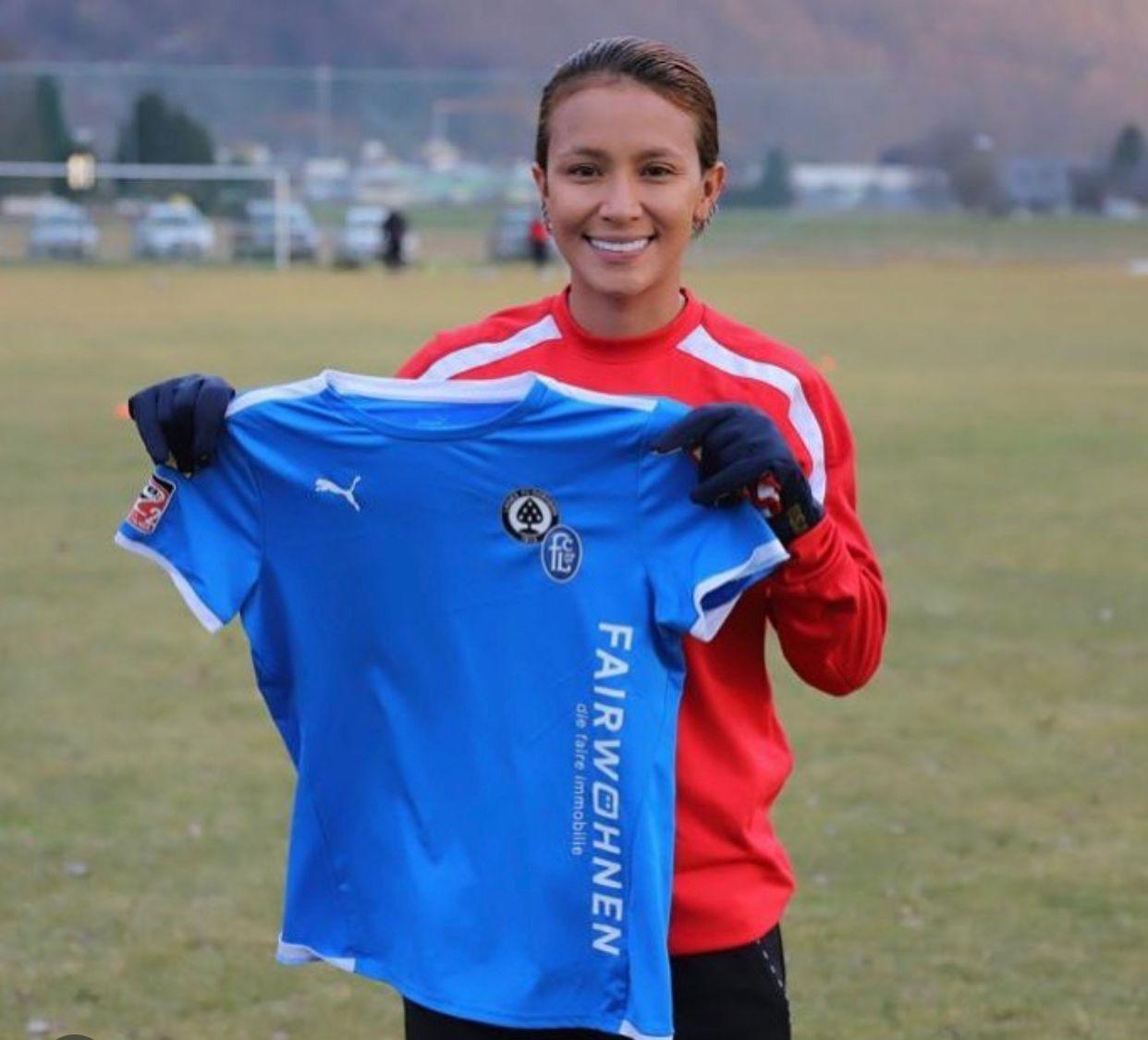 Bárbara Murillo ya luce los colores del FC Lustenau Dornbirn Ladies.
