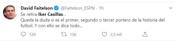 Retiro de Iker Casillas causa consternación en todo el mundo: Buffon sorprende con conmovedor mensaje en Twitter