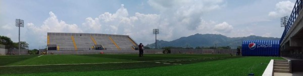 Así de bonito luce el estadio Emillio Williams, pero sus camerinos no están aptos