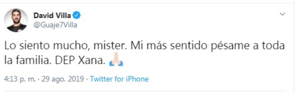Los mensajes para Luis Enrique tras la muerte de su hija: ''Míster, lo siento en el alma''